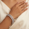 925 Silver Aveline CZ Charm Bangles for Women