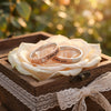 925 Silver Love You Wide Band Rose Gold Couple Rings