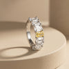 925 Silver Zivara CZ Stone Ring for Women
