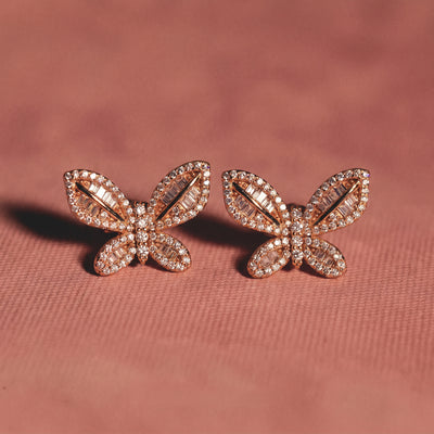 925 Sterling Silver Italian Stud Earrings for women