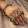 925 Silver Elowen Victorian Wedding Bangles for Women