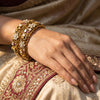 925 Silver Iraah Jadau Bangles for Women