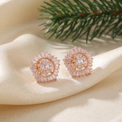 925 Sterling Silver Italian Stud Earrings for Women