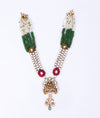 925 Sterling Silver Aaradhya Fusion Temple Long Necklace