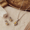 925 Silver Solara Radiance Pendant Set for Women