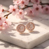 925 Sterling Silver Italian Circle Shaped Earrings for Women