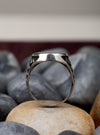 Shadow Crest Black Onyx Mens Party Wear Ring