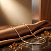925 Silver Gold Plated Bar Link Chain for Men