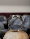 925 Silver Geometric Lattice Work Party Wear Ring For Men
