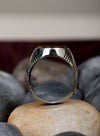 925 Silver Tigers Eye Signet Party Wear Ring For Men  