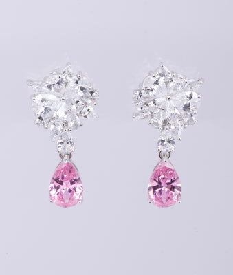 925 Sterling Silver Italian Drop Party Stud Earrings