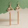 925 Sterling Silver Roselle Tassel Italian Drop Earrings