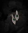 Emeralda Kiss CZ Silver Stud Earrings