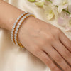 925 Silver Pankti CZ Partywear Bangles for Women