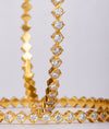 925 Silver Sona Gold-Plated Silver Bangles