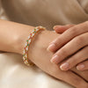 925 Sterling Silver Maan Bari Temple Stone Bangles