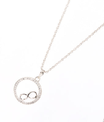 Aurelia Infinity Silver Pendant Chain
