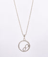 Aurelia Infinity Silver Pendant Chain