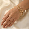 925 Sterling Silver Ishya Temple Stone Bangles