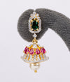 925 Silver Mayura CZ Jhumka Earrings for Women