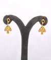 925 Silver Divya Gold-Plated Jhumka Earrings for Women