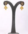 925 Silver Divya Gold-Plated Jhumka Earrings for Women