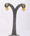 925 Silver Shobhana Gold-Plated Temple Jhumkas For Women