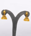 925 Silver Shruti Temple Jhumka Earrings for Women