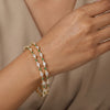 925 Sterling Silver Aira Temple Stone Bangles