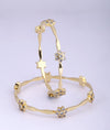 925 Sterling Silver Saarika Temple Stone Bangles