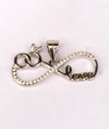 925 Silver Ananta Infinity Love CZ Pendant for Women