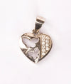 925 Silver Zarina Eclat Heart Pendant for Women