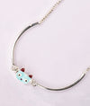925 Silver Miko Enamelled Kitten Baby Bracelet