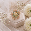 925 Filigree Enamel Gold Plated Party Ring For Women