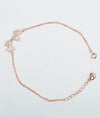 925 Sterling Silver Bow Charm Italian Bracelet for Women