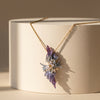 925 Silver Exotic Bird Pendant Statement Chain for Women
