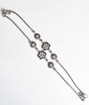 Aethel Antique Sterling Silver Floral Anklets