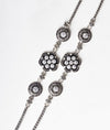 Aethel Antique Sterling Silver Floral Anklets