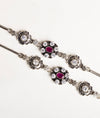 925 Silver Rosalia Floral Antique Partywear Anklets