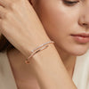 925 Sterling Silver Solitaire Grace Italian Kada for Women