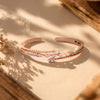 925 Sterling Silver Double Strand Italian Kada