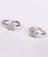 925 Silver Floral Fancy Toe Rings for Women