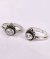 925 Silver Ananta Fancy Party Wear Toe Rings