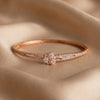 925 Sterling Silver Heart Bloom Italian Kada for Women