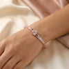 925 Sterling Silver Heart Bloom Italian Kada for Women