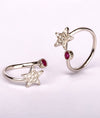 925 Silver Tara Star Casual Toe Ring for Women