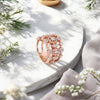 925 Sterling Silver Celestia Grid Italian Ring for Women