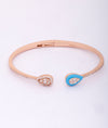 925 Sterling Silver Party Wear Italian Kada for Women