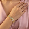 925 Silver Amara CZ Silver Partywear Bracelet for Women