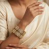925 Silver Noor Jadau Wedding Bangles for Women